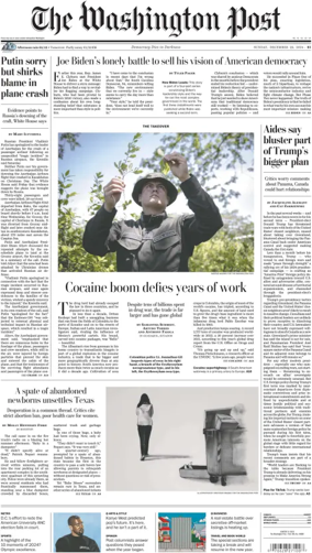 Cover of The Washington Post Sunday