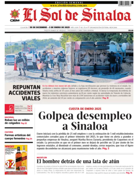 Cover of El Sol de Sinaloa