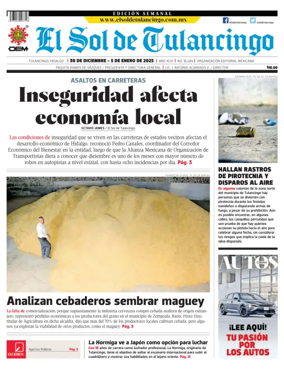 Cover of El Sol de Tulancingo