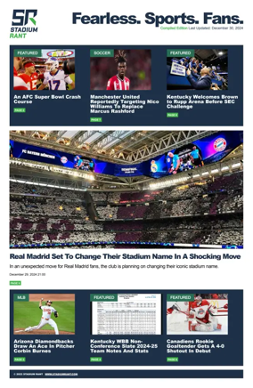 Cover of Stadium Rant