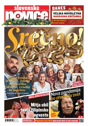 Cover of Slovenske Novice