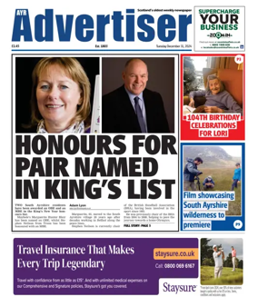 Cover of Ayr Advertiser