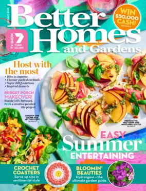Cover of Better Homes and Gardens (Australia)