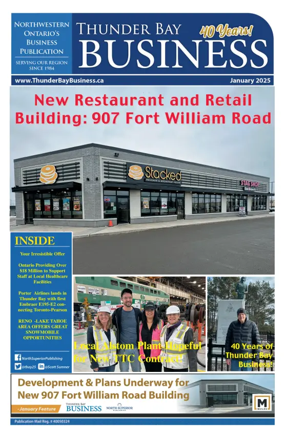 Cover of Thunder Bay Business