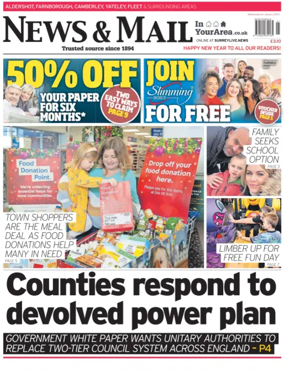 Cover of Aldershot News & Mail