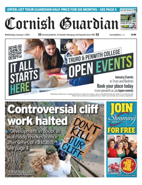Cover of Cornish Guardian (Newquay & the North Coast)