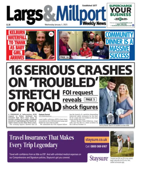 Cover of Largs & Millport Weekly News