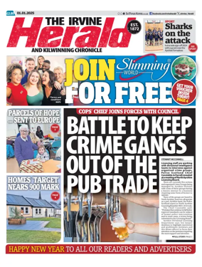 Cover of The Irvine Herald and Kilwinning Chronicle