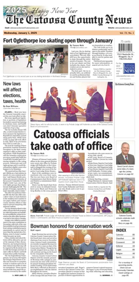 Cover of The Catoosa County News