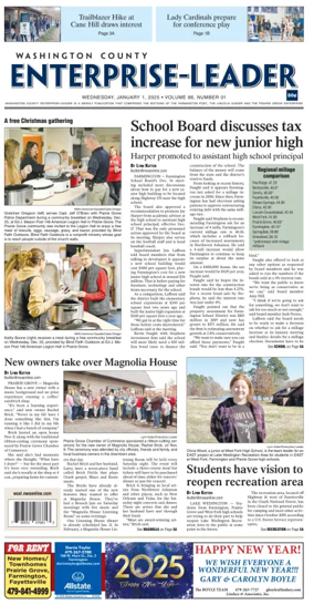 Cover of Washington County Enterprise-Leader