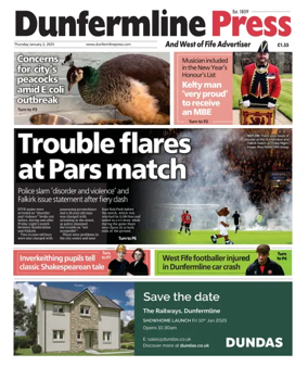 Cover of Dunfermline Press