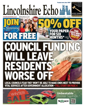 Cover of Lincolnshire Echo