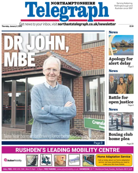 Cover of Northants Evening Telegraph