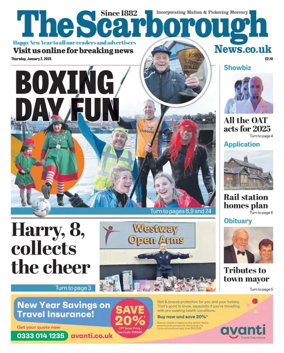 Cover of The Scarborough Evening News