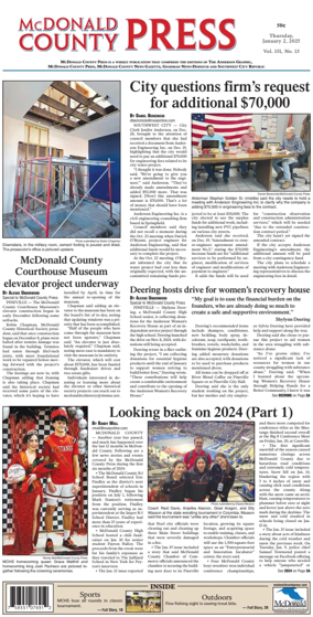 Cover of McDonald County Press