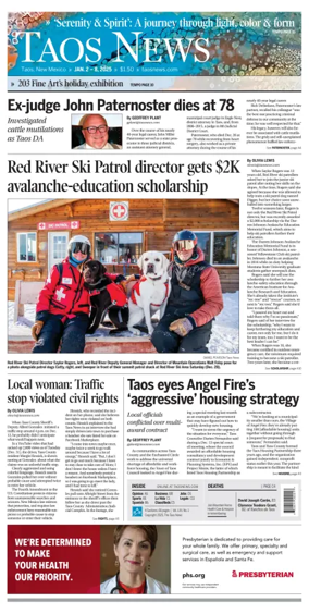 Cover of The Taos News