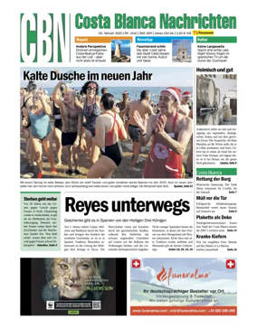 Cover of Costa Blanca Nachrichten