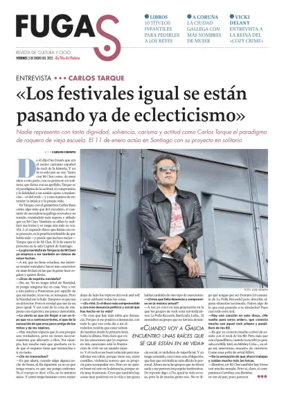 Cover of La Voz de Galicia (Deza) - Fugas