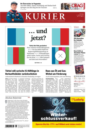 Cover of Kurier (Samstag)