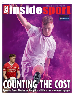Cover of Irish Daily Star - Inside Sport