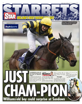 Cover of Irish Daily Star - Starbets
