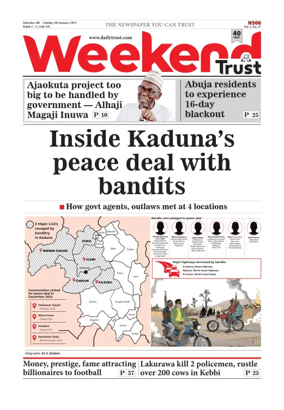 Cover of Weekly Trust