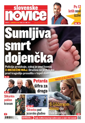 Cover of Slovenske Novice
