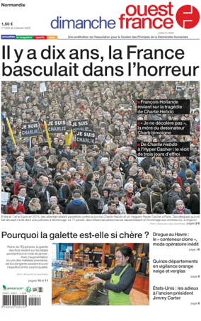 Cover of Dimanche Ouest France (Normandie)