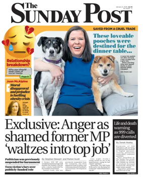 Cover of The Sunday Post (Central Edition)