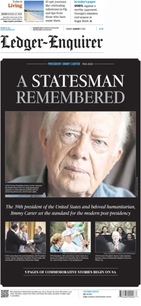 Cover of Ledger-Enquirer (Sunday)