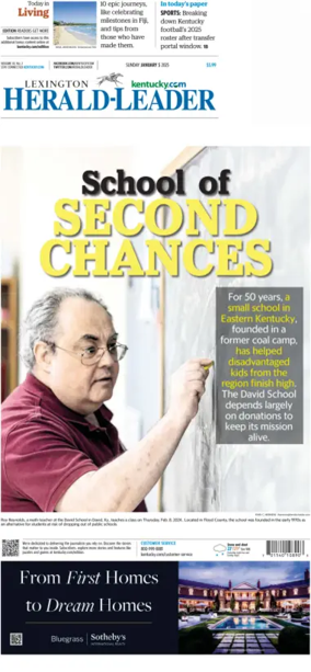 Cover of Lexington Herald-Leader (Sunday)