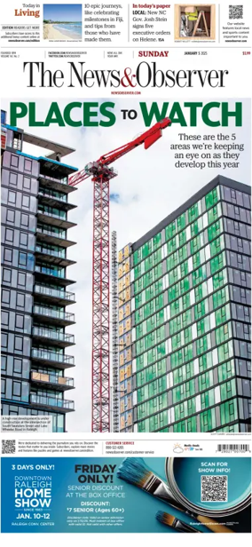 Cover of The News & Observer (Sunday)