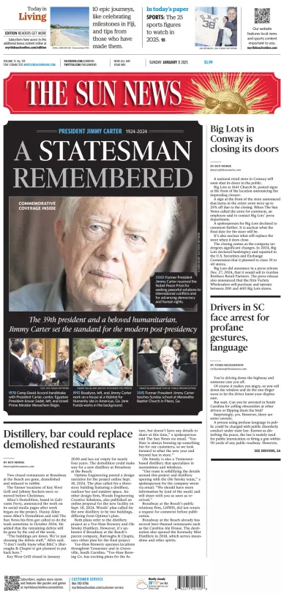 Cover of The Sun News (Sunday)