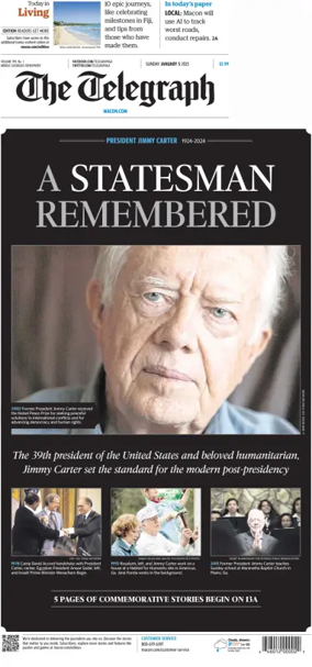 Cover of The Telegraph (Macon) (Sunday)