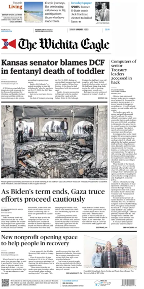 Cover of The Wichita Eagle (Sunday)