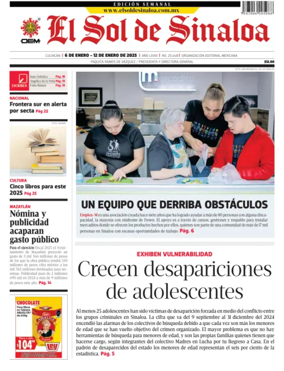 Cover of El Sol de Sinaloa