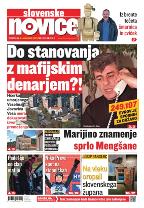 Cover of Slovenske Novice