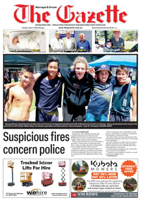 Cover of Warragul & Drouin Gazette