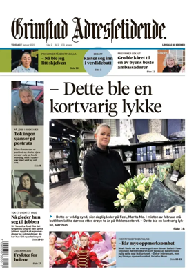 Cover of Grimstad Adressetidende