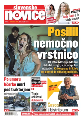 Cover of Slovenske Novice