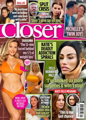 Cover of Closer (UK)