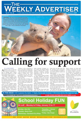 Cover of The Weekly Advertiser Horsham
