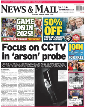 Cover of Aldershot News & Mail