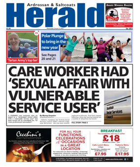 Cover of Ardrossan & Saltcoats Herald