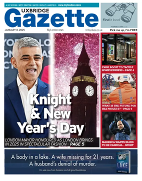Cover of Uxbridge Gazette