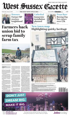 Cover of West Sussex Gazette