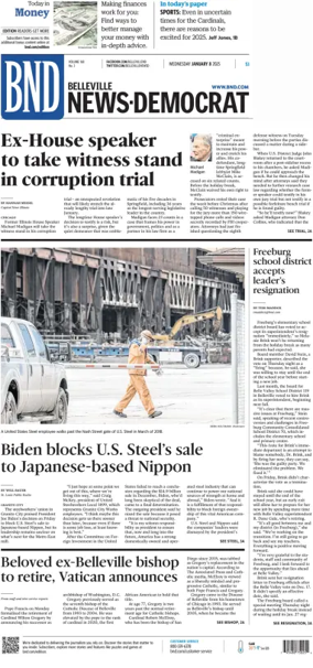 Cover of Belleville News-Democrat