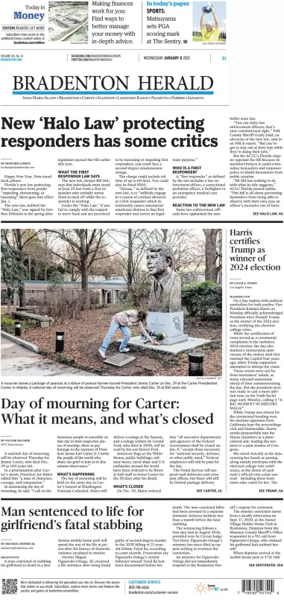 Cover of The Bradenton Herald