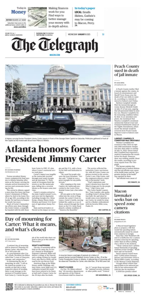 Cover of The Telegraph (Macon)
