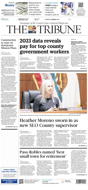 Cover of The Tribune (SLO)